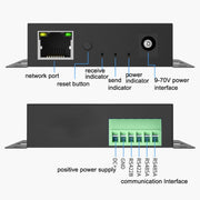 DTECH IOT9031B RS485/422 To TCP/IP Ethernet Serial Port Server, CN Plug