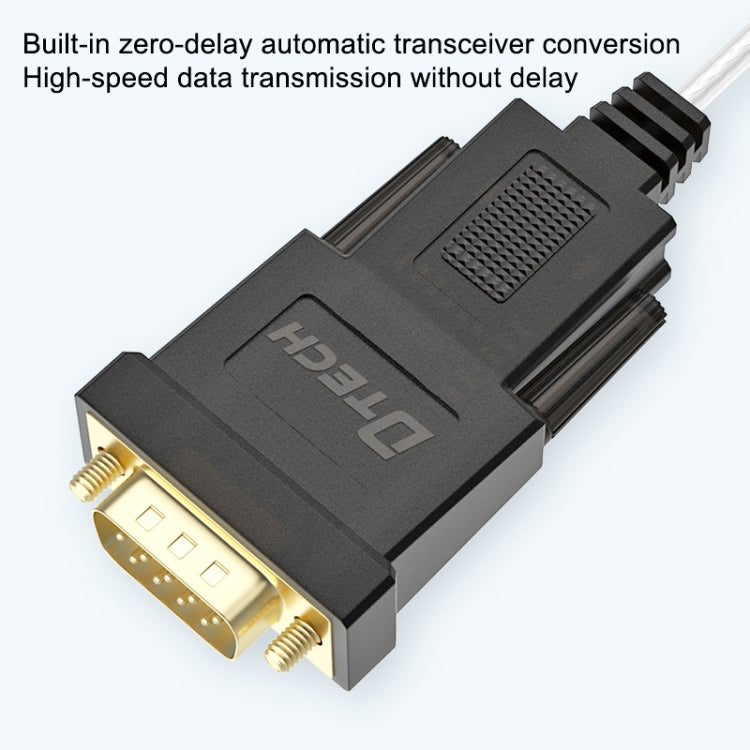 DTECH DT-5002F 1m USB To RS232 Serial Line DB9 Needle COM Port