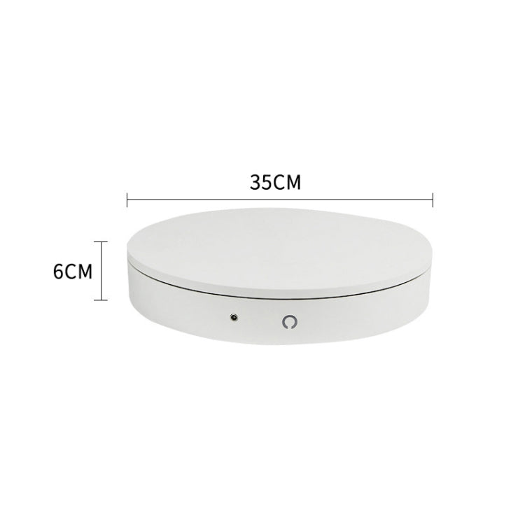 Electric Rotating Display Stand Electric Turntable, Specifications: Chinese Plug(White)