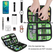 Multifunctional Portable Mobile Phone Digital Accessories U Disk Storage Bag, Color: Blue
