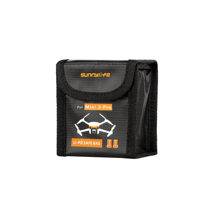 Sunnylife  Battery Explosion-proof Bag Storage Bag for DJI Mini 3 Pro,Size: Can Hold 2 Batteries