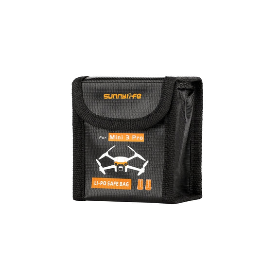 Sunnylife  Battery Explosion-proof Bag Storage Bag for DJI Mini 3 Pro,Size: Can Hold 2 Batteries