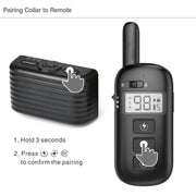 Remote Control Trainer Dog Collar Automatic Bark Stop Device, Specification: 1 Drag 1 (Red)