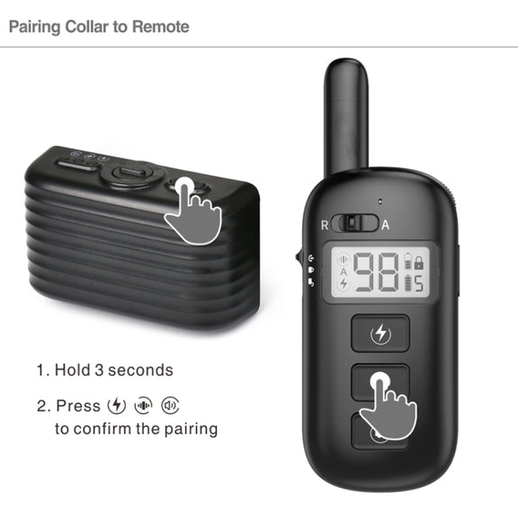 Remote Control Trainer Dog Collar Automatic Bark Stop Device, Specification: 1 Drag 1 (Red)