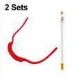 2 Sets Beard Styling Board Shaving Barber Tools, Style: Shape Ruler+Pen - free shipping - PMC TechLife - Order now!