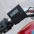 Motorcycle Clock Digital Display Dual USB Phone Charger Waterproof 5V 3A Fast Charge(Black) - Battery Charger by PMC TechLife | Online Shopping South Africa | PMC TechLife | Buy Now Pay Later Mobicred