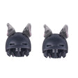 4PCS Motorcycle Plush Ear Helmet Decoration(Light Gray) - Ornamental Parts by PMC TechLife | Online Shopping South Africa | PMC TechLife | Buy Now Pay Later Mobicred