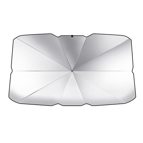 Car Windshield Telescopic Folding Thermal Insulation Parasol, Size: Large