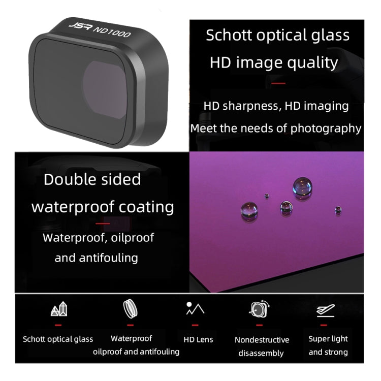 JUNESTAR Filters For DJI Mini 3 Pro,Model:  ND16 JSR-1663-04