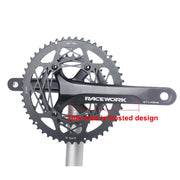 RACEWORK RKRFA Road Bike Aluminum Alloy 22-speed Crankset, Spec: 53-39T without BB