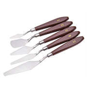 1 Sets/5PCS Plastic Handle Acrylic Painting Gouache Paint Knife