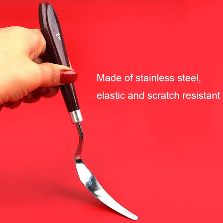 1 Sets/5PCS Plastic Handle Acrylic Painting Gouache Paint Knife