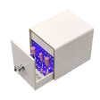 Dustproof Blue Light Disinfection Nail Polisher Storage Box(White) - Nail Art Equipment by PMC Jewellery | Online Shopping South Africa | PMC Jewellery | Buy Now Pay Later Mobicred