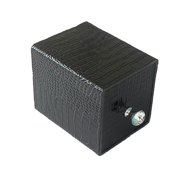Dustproof Blue Light Disinfection Nail Polisher Storage Box(Black)