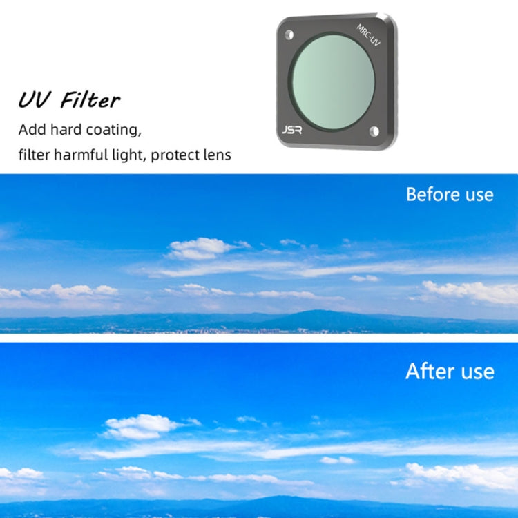 JUNESTAR Action Camera Filters For DJI Action 2,Style:  CS-4in1