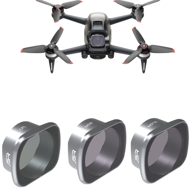 JUNESTAR  Drone Filters For DJI FPV COMBO ,Model: ND4+ND8+ND16+ND32