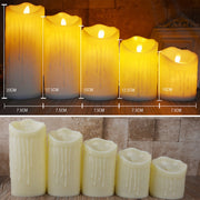 LED Electronic Candle Lights Halloween Christmas Decoration Props, Size: 7.5x12.5cm(Plastic Tears Candle Lights)