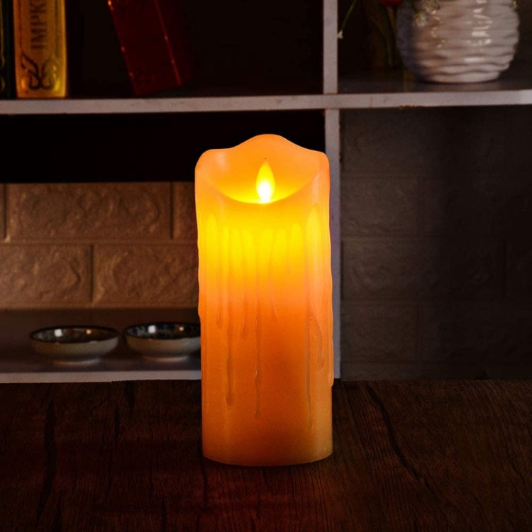 LED Electronic Candle Lights Halloween Christmas Decoration Props, Size: 7.5x17.5cm(Plastic Tears Candle Lights)