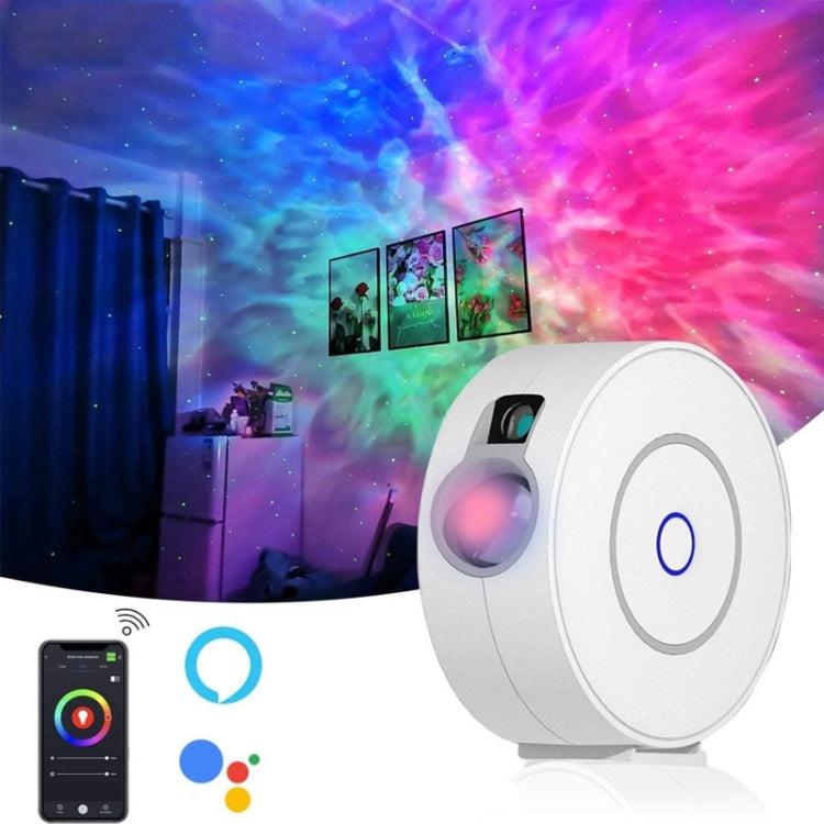 WiFi Graffiti Smart Circular Star Projection Light Home Theater Atmosphere Light(AU Plug)