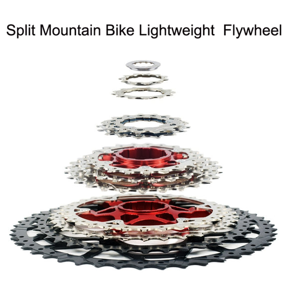 VG Sports Split Mountain Bike Lightweight Cassette Flywheel, Style: 11 Speed 42T (Silver)