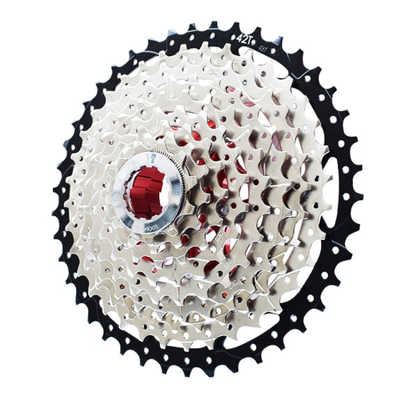 VG Sports Split Mountain Bike Lightweight Cassette Flywheel, Style: 10 Speed 50T (Silver)