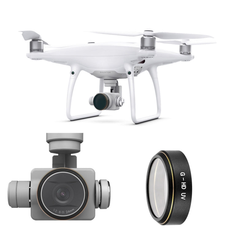 JSR G-HD Lens Filter for DJI Phantom 4 ADVANCED/Pro+,Model: ND4+ND8+ND16+ND32