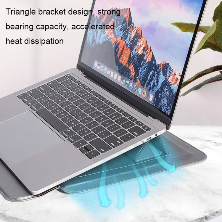 HL0066-005 Multifunctional Stand Laptop Bag, Size: 13.3-14 inches(Blue)