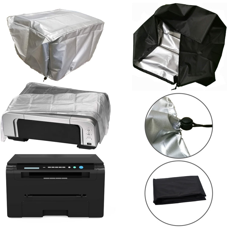 3D Printer Water-resistant Cover Copier Dust Cover, Size: 70x45x30cm(Black)