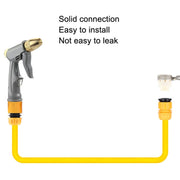 High Pressure Household Car Washer Telescopic Cleaning Spray, Style: H1 Short+3 Connectors