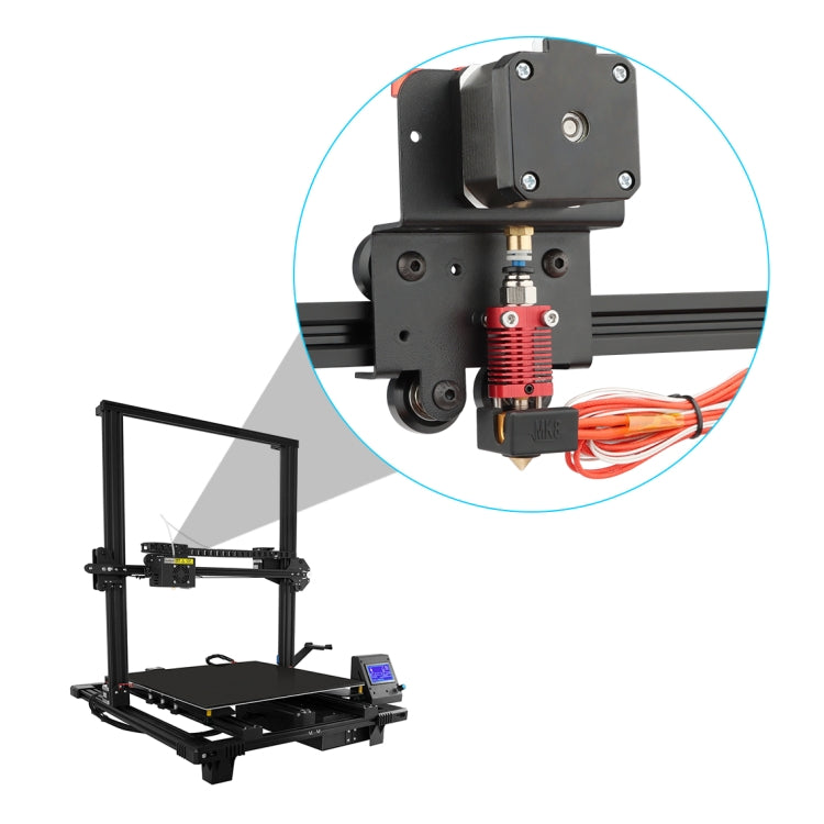 3D Printer Extruder Retrofit Kit For Ender3/CR10, Style: Installation Board+Extrusion Machine