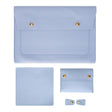 S178 3 In 1 Leather Waterproof Laptop Liner Bag, Size: 13 inches(Baby Blue) - 13.3 inch by PMC TechLife | Online Shopping South Africa | PMC TechLife | Buy Now Pay Later Mobicred