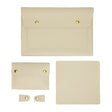 S178 3 In 1 Leather Waterproof Laptop Liner Bag, Size: 13 inches(Apricot) - 13.3 inch by PMC TechLife | Online Shopping South Africa | PMC TechLife | Buy Now Pay Later Mobicred