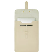 S177 3 In 1 Leather Water-resistant Laptop Liner Bags, Size: 15 inches(Light Yellow)