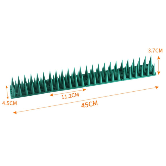 Plastic Bird Repellent Thorns Fence Anti-climb Nails(White)