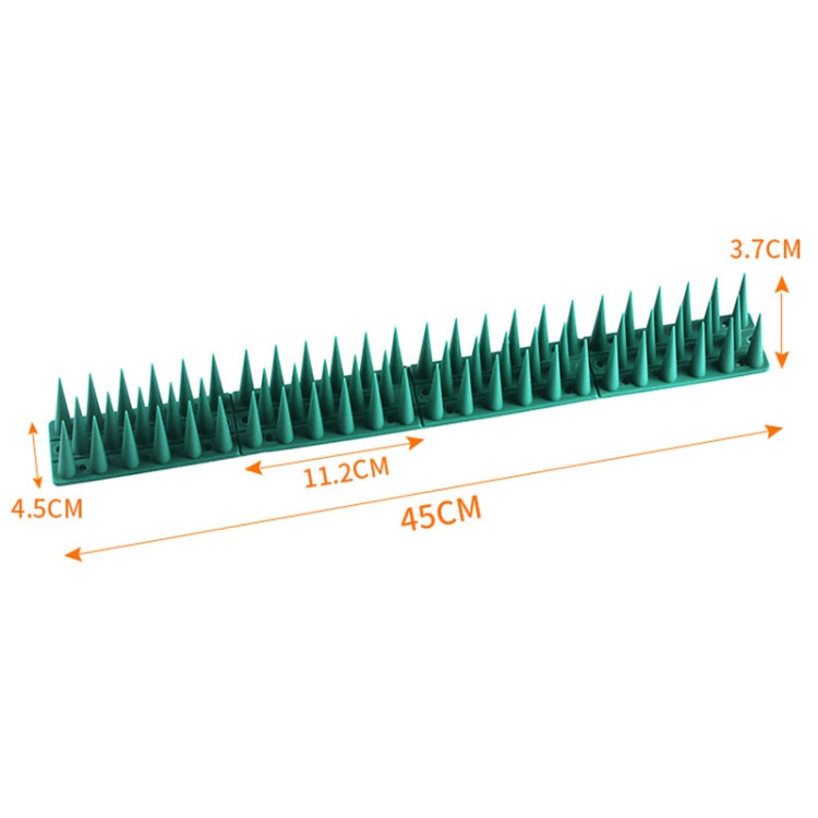 Plastic Bird Repellent Thorns Fence Anti-climb Nails(Grass Green)