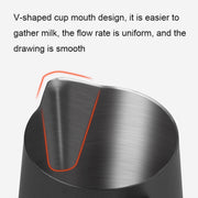 304 Stainless Steel Coffee Pot with Scale, Spec: 350ml (Beige Beak)