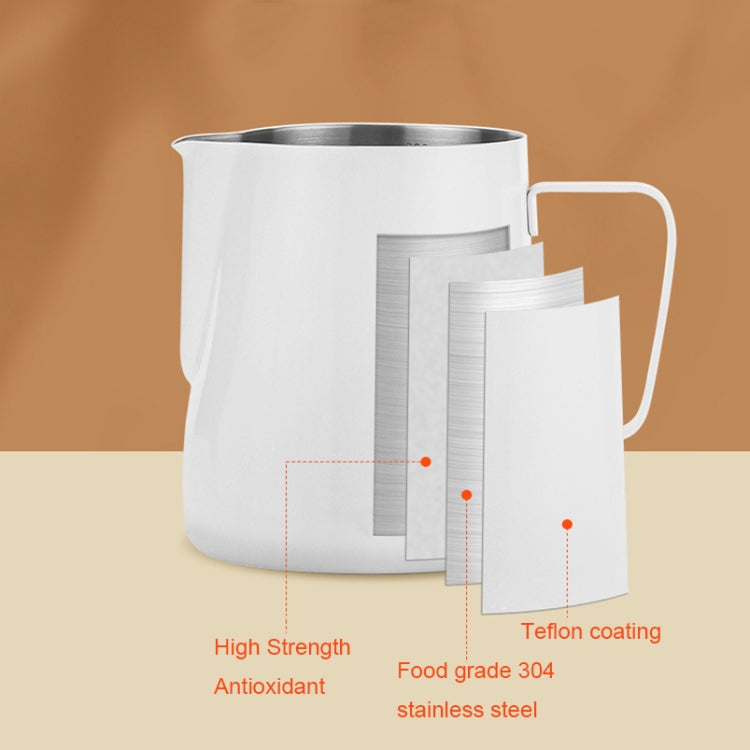 304 Stainless Steel Coffee Pot with Scale, Spec: 600ml (Retro Beak)