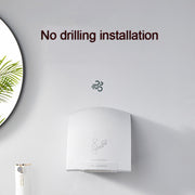 Interhasa 220V Automatic Electric Hand Dryer Mini  Induction Hand Drying Machine,Style: Single Hot,CN Plug