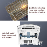 Interhasa  220V 1800W Hot and Cold Switching Electric Hand Dryer,Model: A1002 White,CN Plug