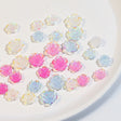 SP0473 30Pcs/Pack 3D Camellia Nail Art Decorative Rhinestones(Light Change) - free shipping - PMC Jewellery - Order now!