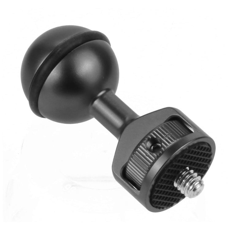 2.5cm Ball Head Clip for Action Camera Underwater Video Camera Light Diving Joint(Black)