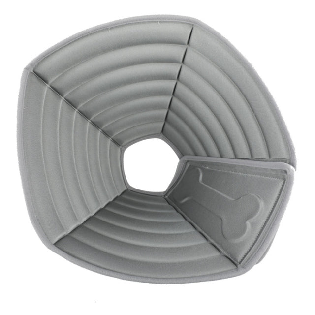 Pet Grooming Anti-Bite Neck Ring, Specification: XL(Grey)