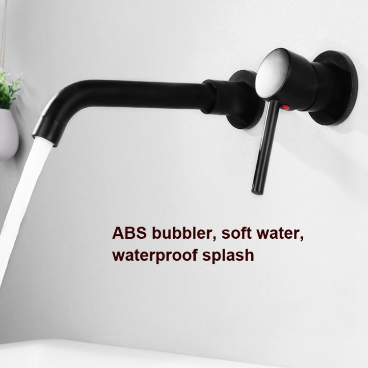 In-wall Hidden Concealed Faucet Hot and Cold Copper Mixing Valve, Specification: Silver Split