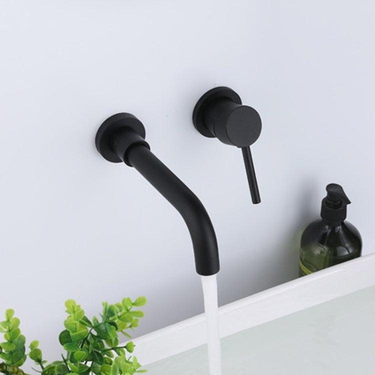 In-wall Hidden Concealed Faucet Hot and Cold Copper Mixing Valve, Specification: Silver Split