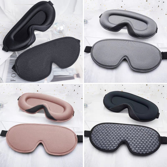 Three-Dimensional Breathable Hollow Sleep Shading Eye Mask, Specification: Black