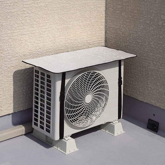 Universal Air Conditioner Cover  Aluminum Foil Composite Flame Retardant Rainproof  Cover(77 x 39.5cm)