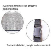 Universal Air Conditioner Cover  Aluminum Foil Composite Flame Retardant Rainproof  Cover(77 x 39.5cm)
