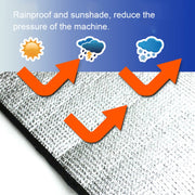 Universal Air Conditioner Cover  Aluminum Foil Composite Flame Retardant Rainproof  Cover(77 x 39.5cm)