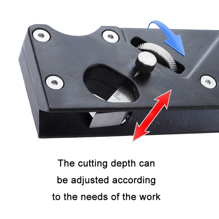 Adjustable Depth Woodworking Chamfering Planer, Specification: Double Sharp Head