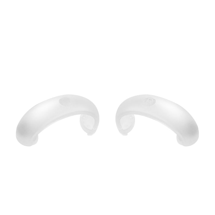 1 Pair  Controller Grip Anti-collision Silicone Ring for Meta Quest 2(Transparent)